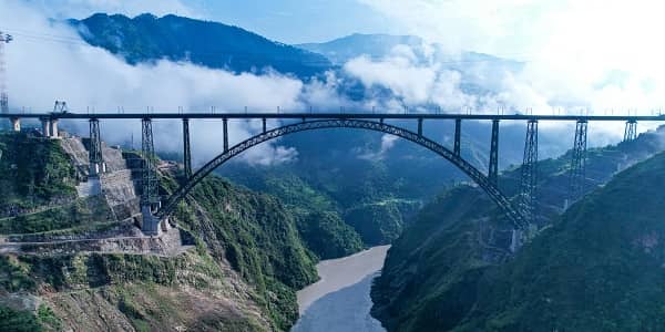 Chenab Bridge, Jammu and Kashmir