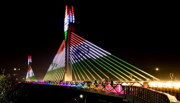 Durgam Cheruvu Cable Bridge, Hyderabad