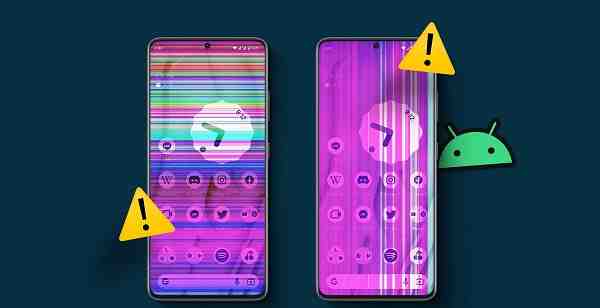 Horizontal Lines on an Android Phone
